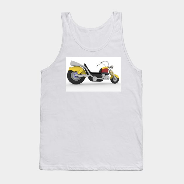 Motorcycle One Tank Top by Rizaldiuk